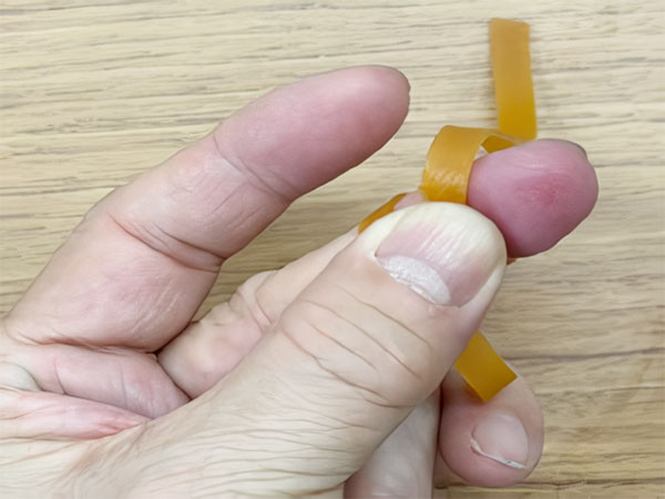 ランセットで採血