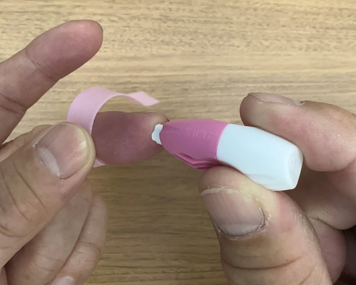 ランセットで採血